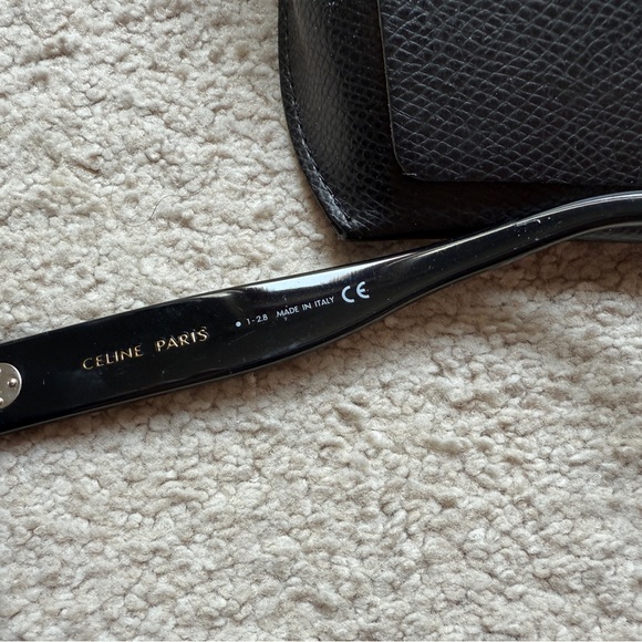 Celine CL40011S 40011 01B Sunglasses Authentic 58 mm Studded Black Gradient Nice - Picture 10 of 16